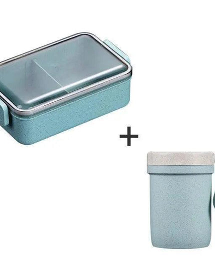 Sustainable Wheat Straw Lunch Box with Utensils: Your Eco-Conscious Mealtime Essential