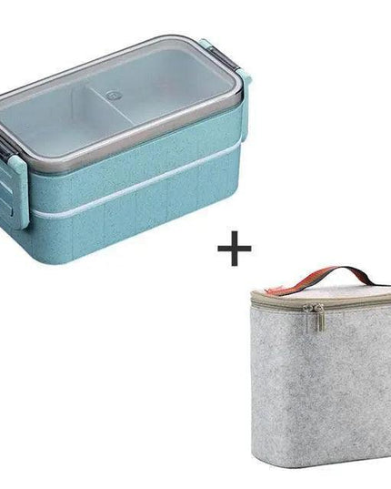 Sustainable Wheat Straw Lunch Box with Utensils: Your Eco-Conscious Mealtime Essential