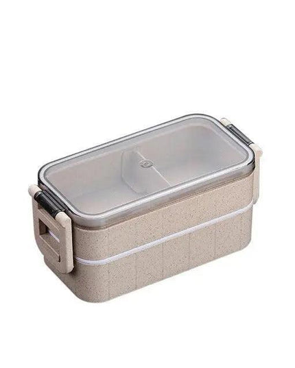 Sustainable Wheat Straw Lunch Box with Utensils: Your Eco-Conscious Mealtime Essential