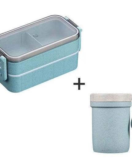 Sustainable Wheat Straw Lunch Box with Utensils: Your Eco-Conscious Mealtime Essential
