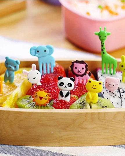 Whimsical Mini Cartoon Snack Cake Picks for Kids