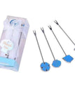 blue fruit fork 4pc