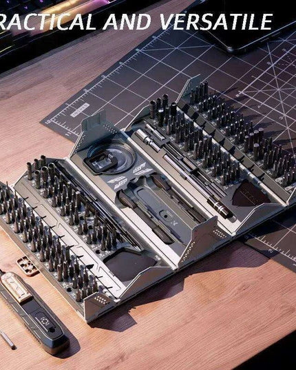 180-Piece Premium Magnetic Screwdriver Set with Chrome-Vanadium Steel Tools