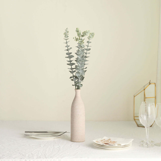 AliKopy 30 Stems 17" Frosted Green Eucalyptus Sprays - Realistic Faux