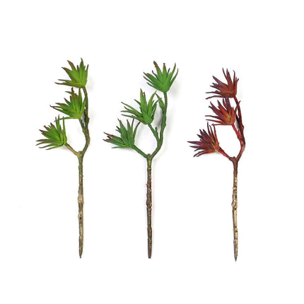 AliKopy 3 Pack 13" Assorted Artificial Yucca & Aloe Vera Succulents -