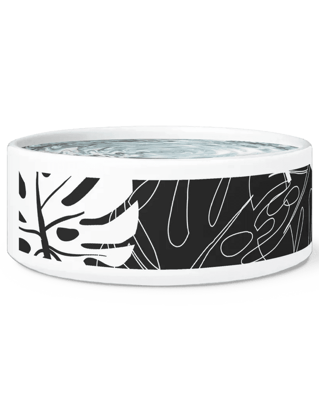 Elegant Ceramic Pet Bowl with Trendy Design for Home Aesthetics