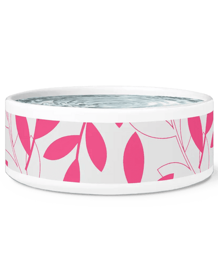 Elegant Ceramic Pet Bowl with Trendy Design for Home Aesthetics