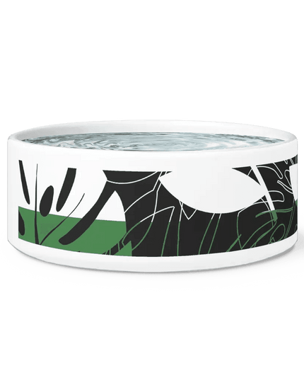 Elegant Ceramic Pet Bowl with Trendy Design for Home Aesthetics