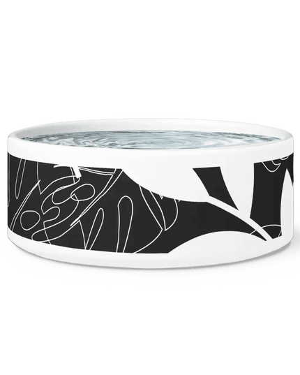 Elegant Ceramic Pet Bowl with Trendy Design for Home Aesthetics