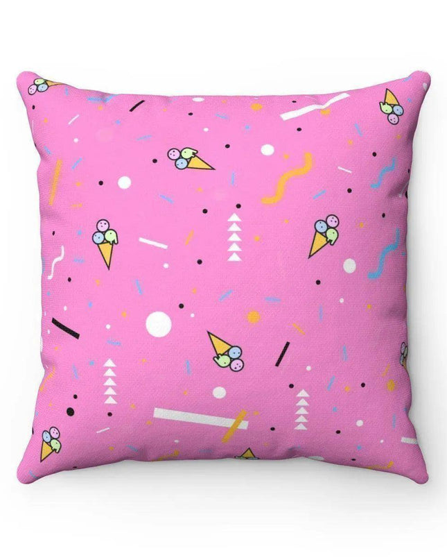 Dual-Sided Geometric Design Throw Pillow Cover