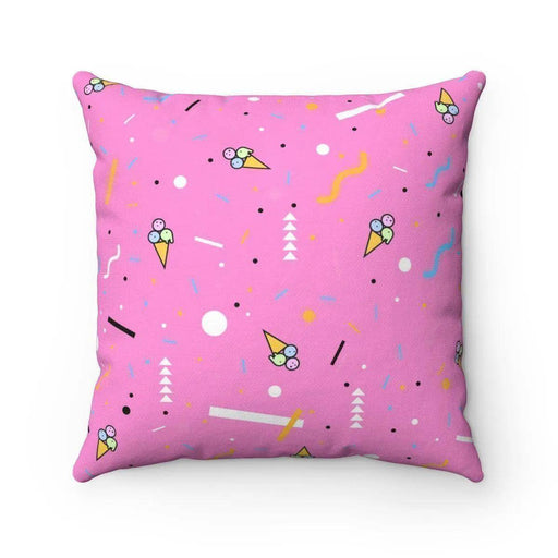 Geometric Reversible Decorative Pillowcase with Dual Prints