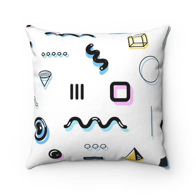 Reversible Geometric Pattern Pillowcase Set