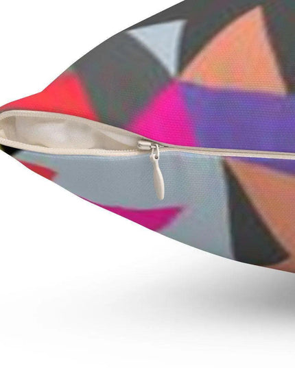 Dual-Sided Contemporary Geometric Pillow Cover by Maison d'Elite