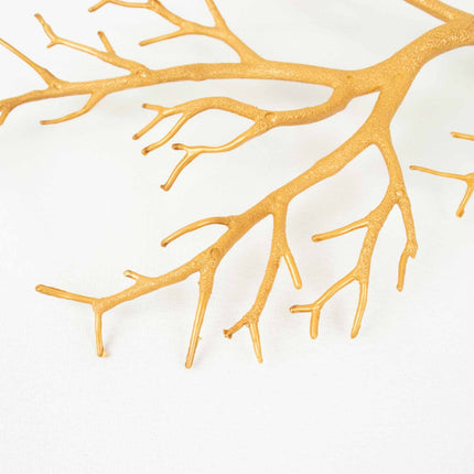 AliKopy 10-Pack Metallic Gold Manzanita Tree Branches, 14" Centerpiece