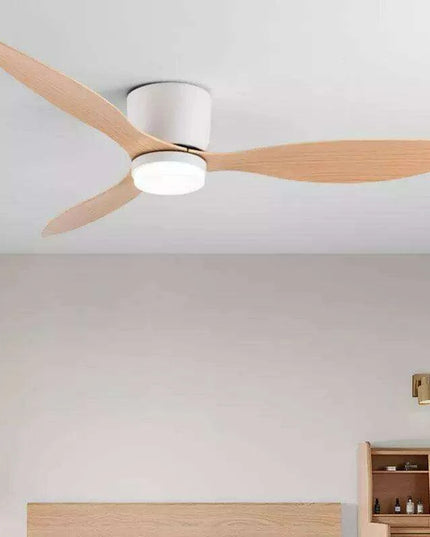 Lux&Vitae Modern Low-Profile Ceiling Fan with Remote Control - 6 Speed DC Motor