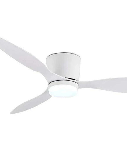 Lux&Vitae Modern Low-Profile Ceiling Fan with Remote Control - 6 Speed DC Motor