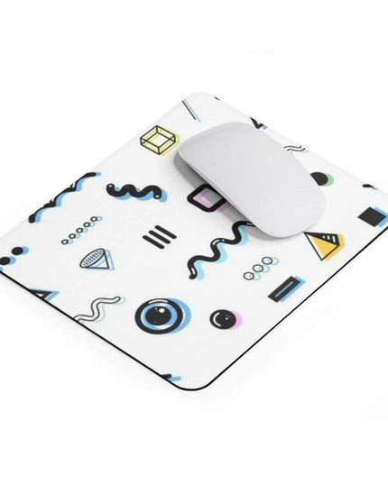 Vibrant Kids' Rectangle Mouse Pad - Mouse Paradise Adventure