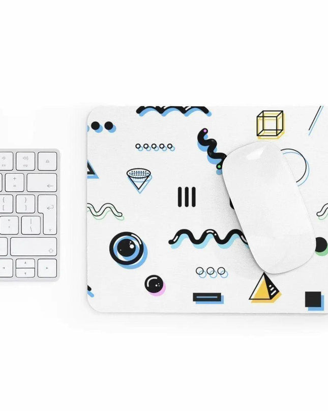 Vibrant Kids' Rectangle Mouse Pad - Mouse Paradise Adventure