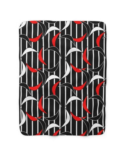 Cozy Elegance Printed Sherpa Fleece Blanket for Ultimate Comfort