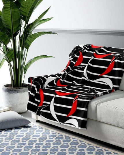 Cozy Elegance Printed Sherpa Fleece Blanket for Ultimate Comfort