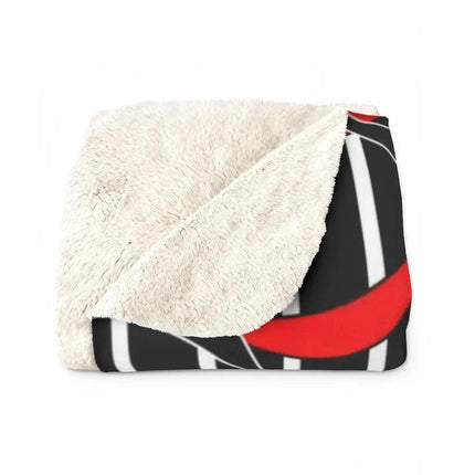 Cozy Elegance Printed Sherpa Fleece Blanket for Ultimate Comfort