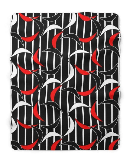 Cozy Elegance Printed Sherpa Fleece Blanket for Ultimate Comfort