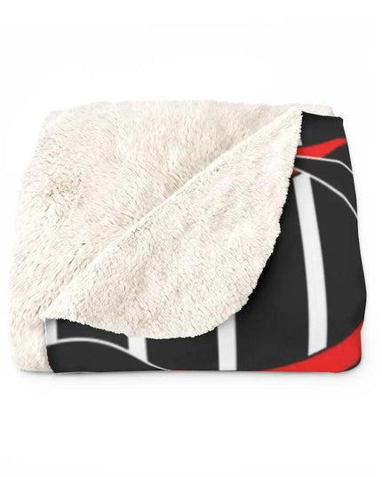 Cozy Elegance Printed Sherpa Fleece Blanket for Ultimate Comfort