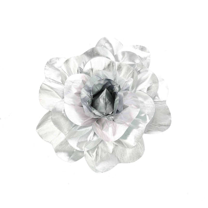 AliKopy 2 Pack 24" Large Silver Real Touch Foam DIY Craft Roses