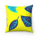 Modern tropical leaves jungle decorative cushion cover