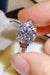 Eternal Sparkle 5 Carat Moissanite and Zircon Sterling Silver Ring - Timeless Glamour