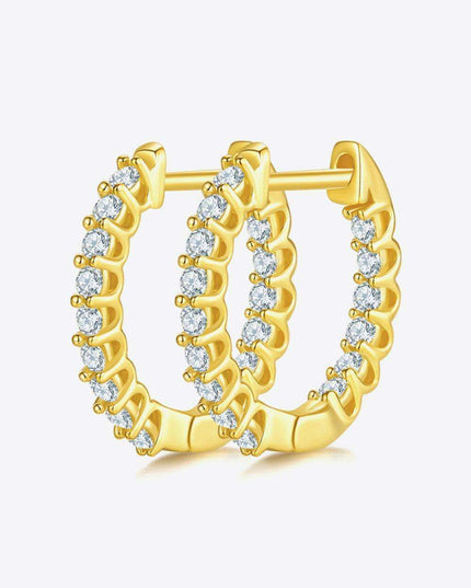 Elegant Lab-Diamond Sterling Silver Earrings with Premium Gift Presentation