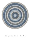 Blue circles / 200cm diameter / China