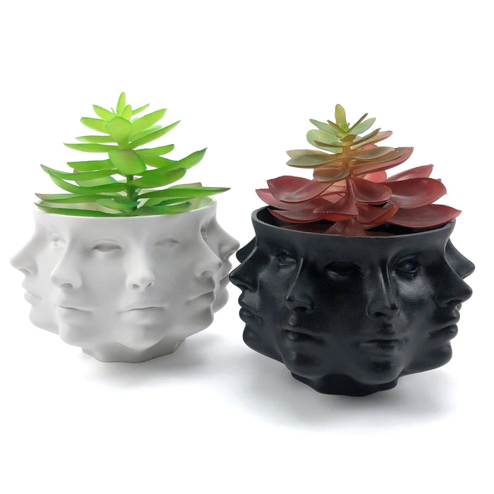 Nature-Inspired Multi-Faceted Succulent Planter - Bring Beauty and Creativity to Your Space