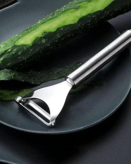 2-in-1 Stainless Steel Paring Knife and Fish Scale Remover Tool