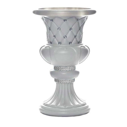 AliKopy 2-Pack 18" Crystal Beaded Pedestal Stand for Flowers & Plants
