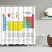 Multi-size Calendar Printing Shower Curtain - Très Elite