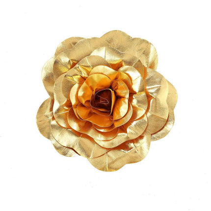 AliKopy 2 Pack 20" Large Metallic Gold Real Touch Foam Roses - DIY Cra