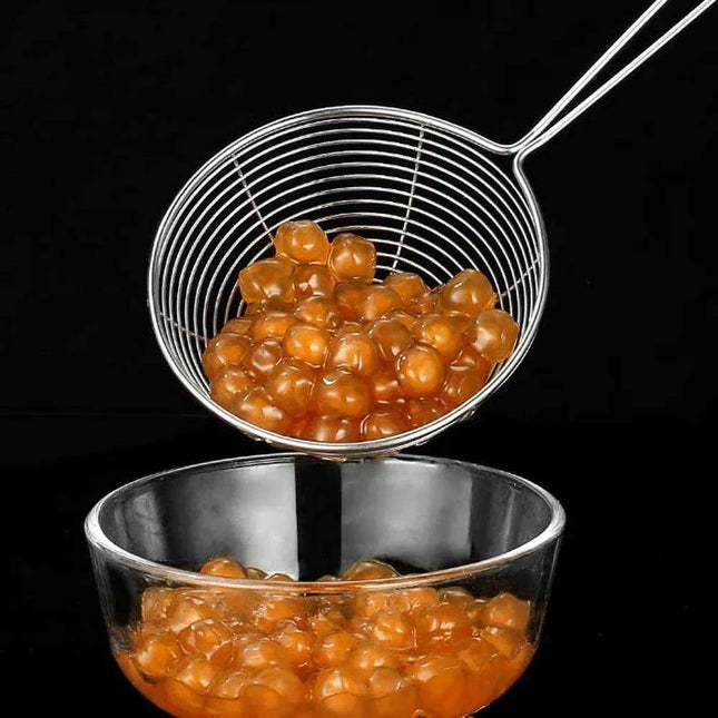 Premium Stainless Steel Skimmer and Colander Cooking Essentials Set