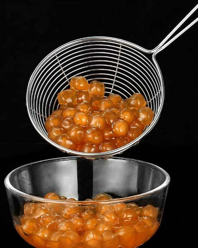 Premium Stainless Steel Skimmer and Colander Cooking Essentials Set