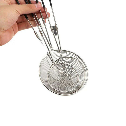 Premium Stainless Steel Skimmer and Colander Cooking Essentials Set