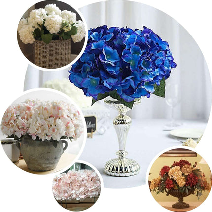 AliKopy 5-Piece Cream Silk Hydrangea Flower Bouquet Set - Lifesized, D