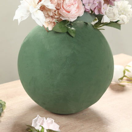 AliKopy 12" Green Floral Foam Ball - Smooth Surface for Easy Crafting
