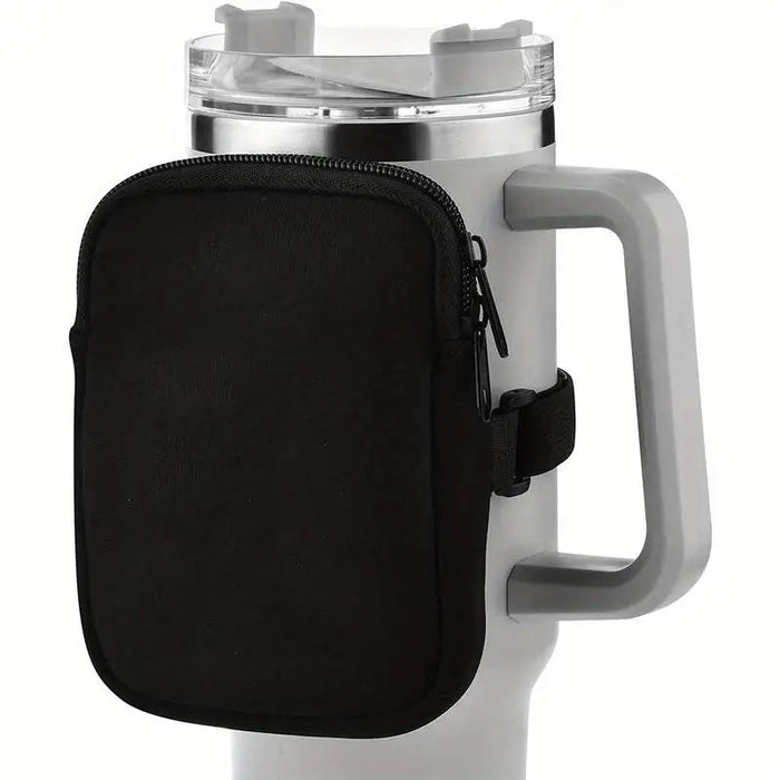 Adventure Neoprene Bottle Holder Sleeve for Stanley Tumblers - Versatile Storage & Arm Bag Feature