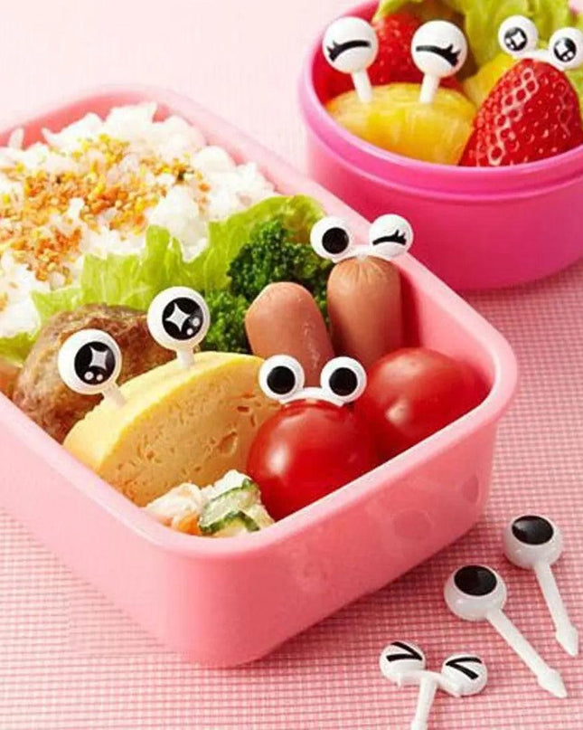 Whimsical Fruit-Shaped Disposable Forks - 10-Pack Set