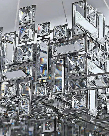 Stylish Adjustable LED Crystal Chandelier – Ideal for Any Room Decor