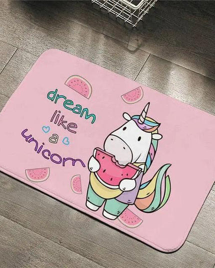 Magical Unicorn Bathroom Rug - Soft, Non-Slip, Elegant Design