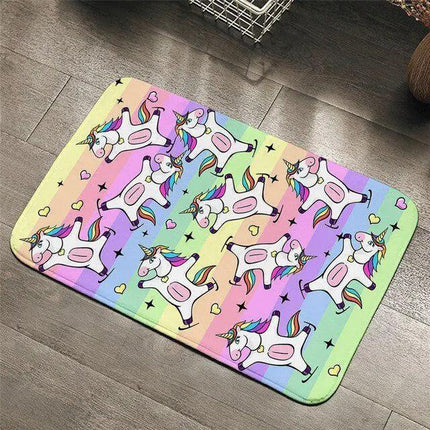 Magical Unicorn Bathroom Rug - Soft, Non-Slip, Elegant Design