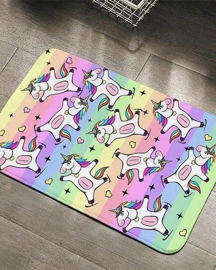 Magical Unicorn Bathroom Rug - Soft, Non-Slip, Elegant Design