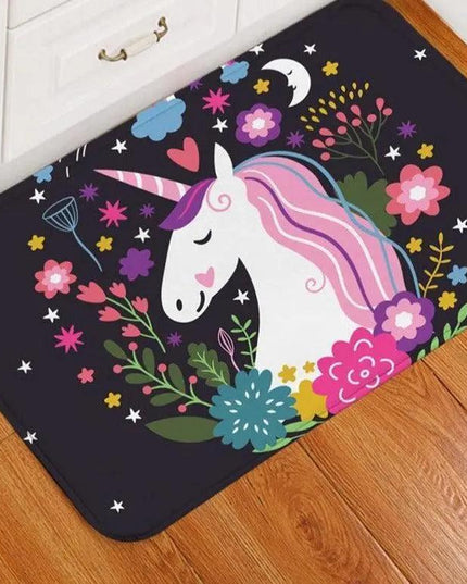 Magical Unicorn Bathroom Rug - Soft, Non-Slip, Elegant Design