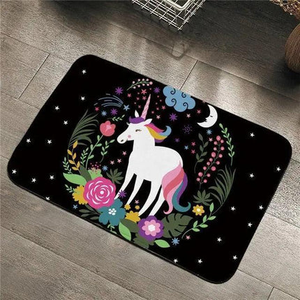 Magical Unicorn Bathroom Rug - Soft, Non-Slip, Elegant Design